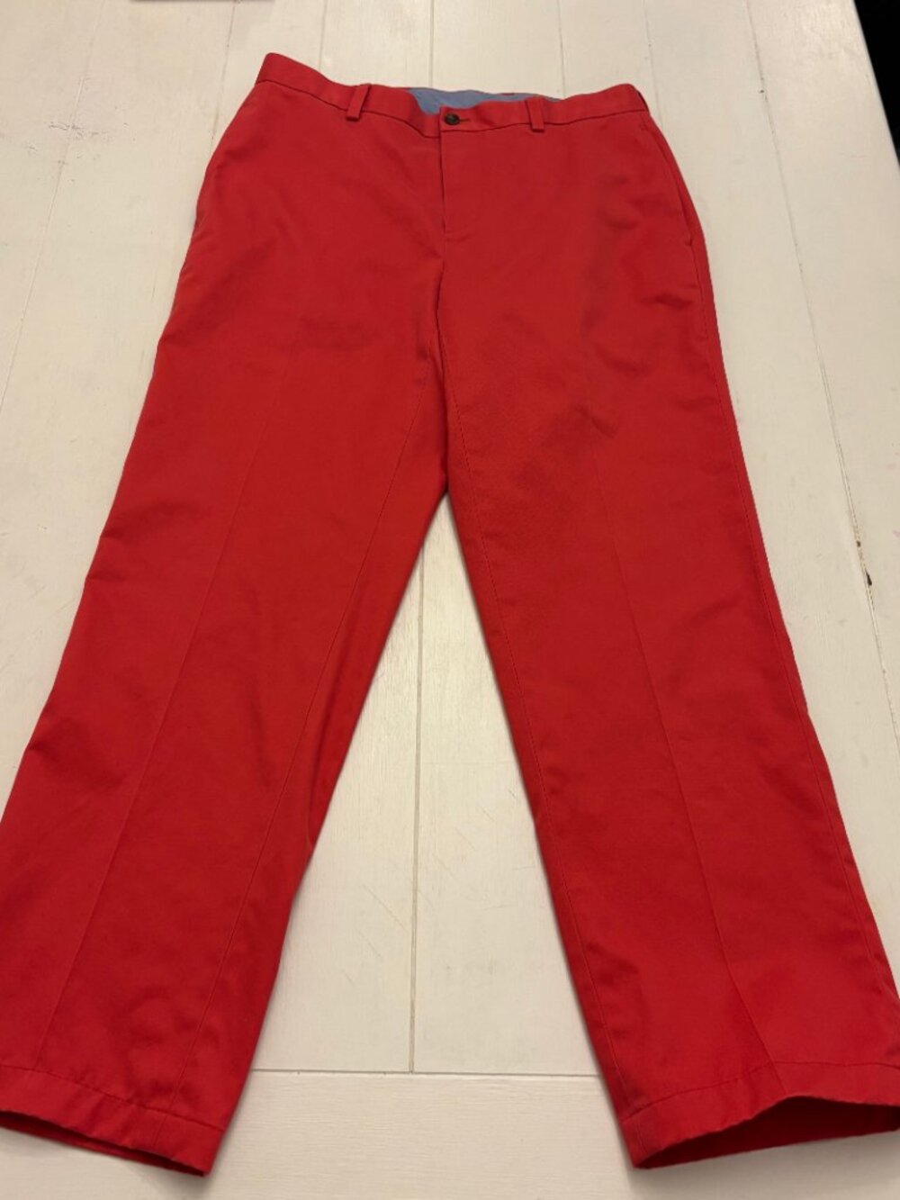 Brooks Brothers 346 Clark Lightweight Red Chino Pants 32x32